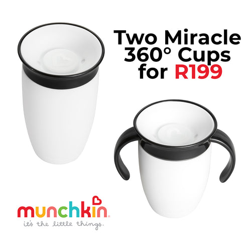 Munchkin Mircale 360° Cup Combo - 2 Pack - White - product thumbnail