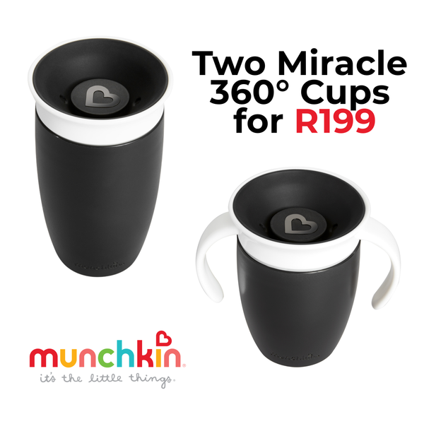 Munchkin Mircale 360° Cup Combo - 2 Pack - Black - product thumbnail