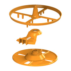 Replacement Stirring Wheel, Locking Cover, And Measuring Wheel Set For The Formula Pro Advanced