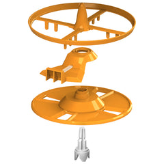 Replacement Stirring Wheel, Measuring Wheel, Locking Cover and Axel for Formula Pro Advanced